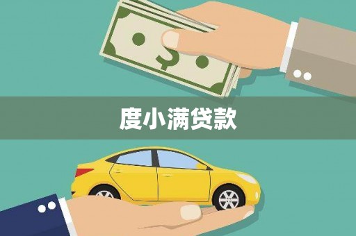 荔湾度小满贷款