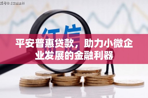 荔湾平安普惠贷款，助力小微企业发展的金融利器