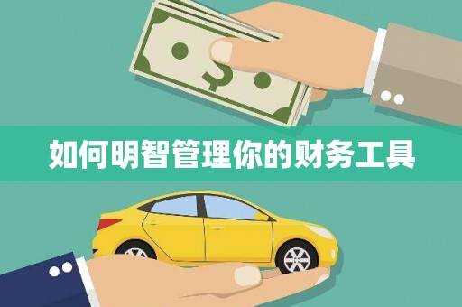 荔湾如何明智管理你的财务工具