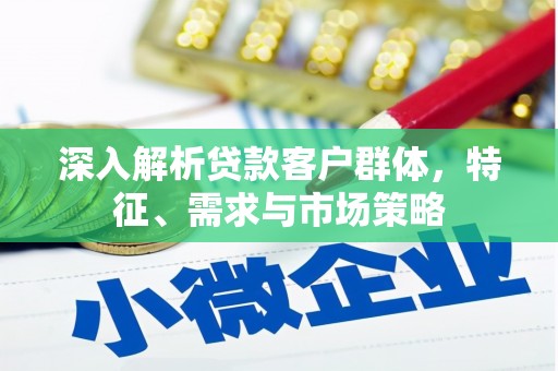 荔湾深入解析贷款客户群体，特征、需求与市场策略