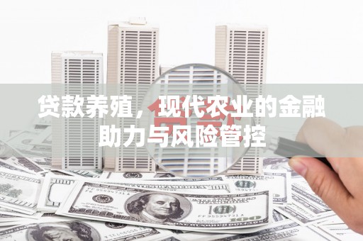 荔湾贷款养殖，现代农业的金融助力与风险管控