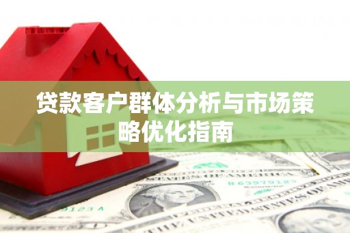 荔湾贷款客户群体分析与市场策略优化指南