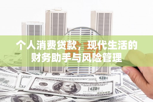 荔湾个人消费贷款，现代生活的财务助手与风险管理
