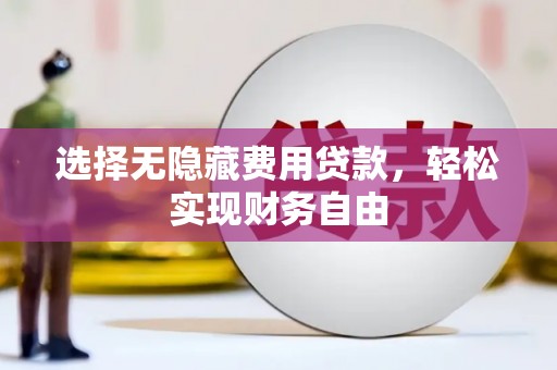 荔湾选择无隐藏费用贷款，轻松实现财务自由
