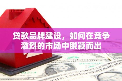荔湾贷款品牌建设，如何在竞争激烈的市场中脱颖而出