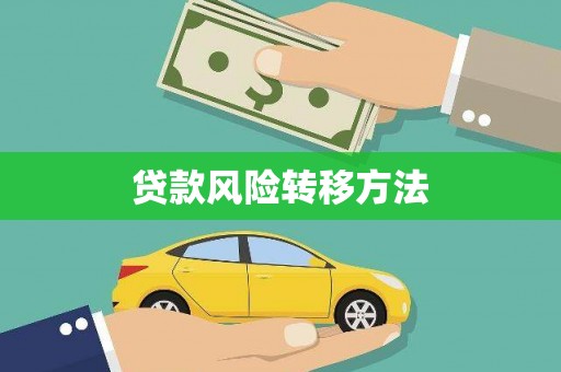 荔湾贷款风险转移方法