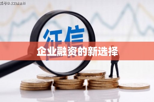 荔湾企业融资的新选择