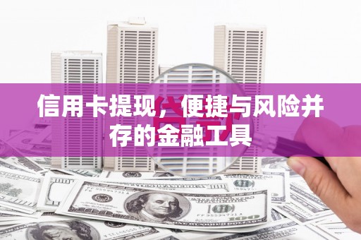 荔湾信用卡提现，便捷与风险并存的金融工具