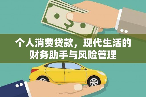 荔湾个人消费贷款，现代生活的财务助手与风险管理