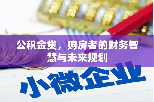 荔湾公积金贷，购房者的财务智慧与未来规划