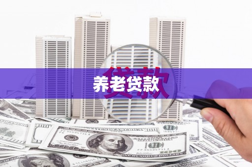 荔湾养老贷款