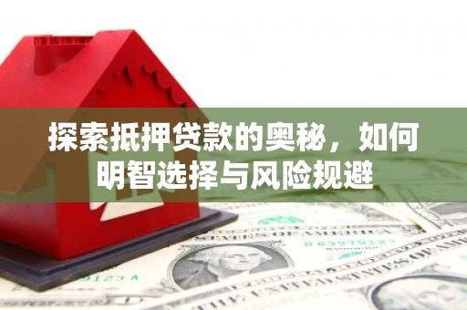 荔湾探索抵押贷款的奥秘，如何明智选择与风险规避