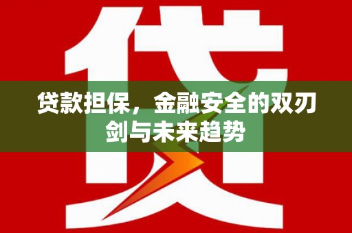 荔湾贷款担保，金融安全的双刃剑与未来趋势