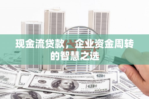 荔湾现金流贷款，企业资金周转的智慧之选