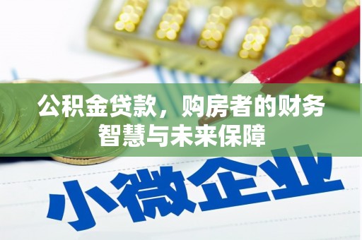 荔湾公积金贷款，购房者的财务智慧与未来保障