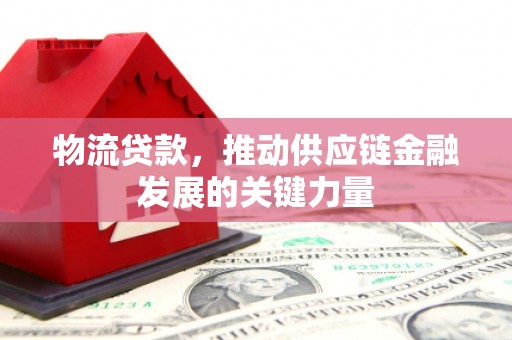 荔湾物流贷款，推动供应链金融发展的关键力量