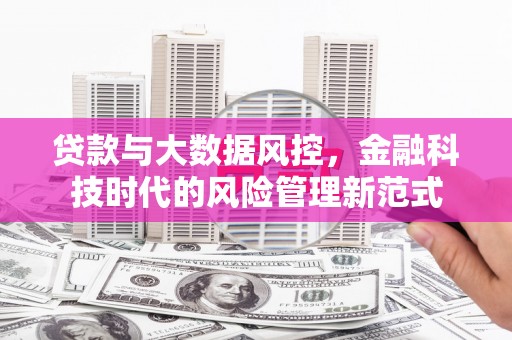 荔湾贷款与大数据风控，金融科技时代的风险管理新范式