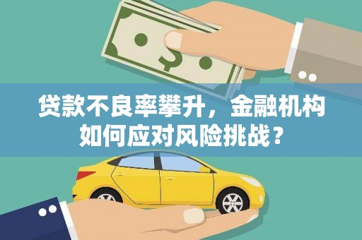 荔湾贷款不良率攀升，金融机构如何应对风险挑战？