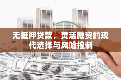 荔湾无抵押贷款，灵活融资的现代选择与风险控制