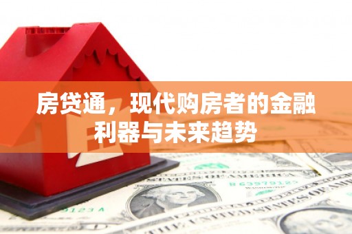 荔湾房贷通，现代购房者的金融利器与未来趋势