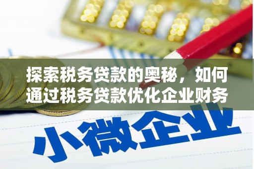 荔湾探索税务贷款的奥秘，如何通过税务贷款优化企业财务