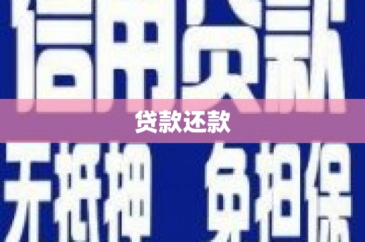 荔湾贷款还款