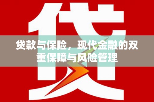 荔湾贷款与保险，现代金融的双重保障与风险管理
