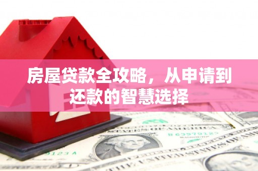 荔湾房屋贷款全攻略，从申请到还款的智慧选择