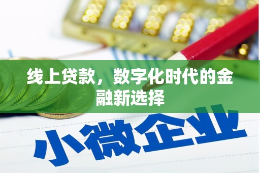 荔湾线上贷款，数字化时代的金融新选择