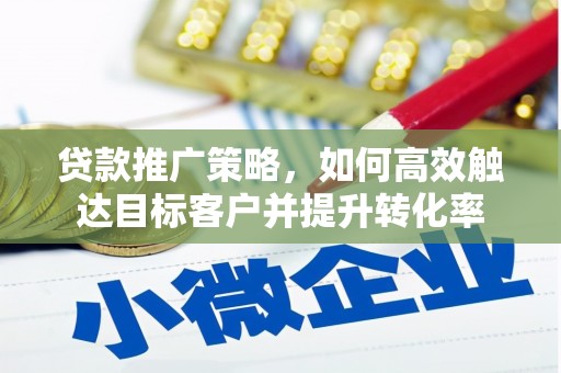 荔湾贷款推广策略，如何高效触达目标客户并提升转化率
