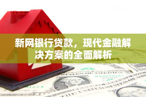 荔湾新网银行贷款，现代金融解决方案的全面解析