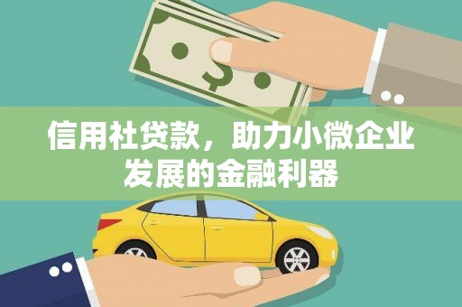 荔湾信用社贷款，助力小微企业发展的金融利器